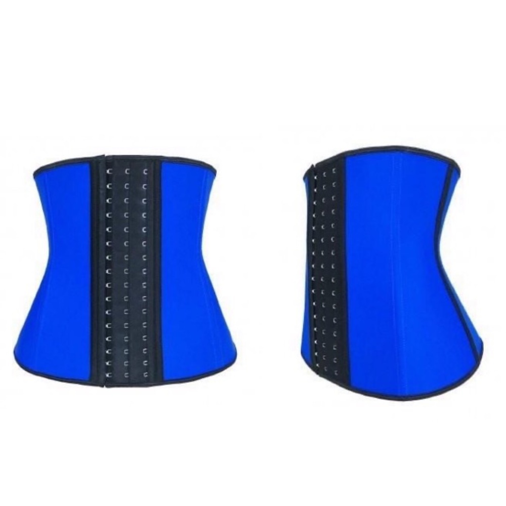 Blue waist trainer